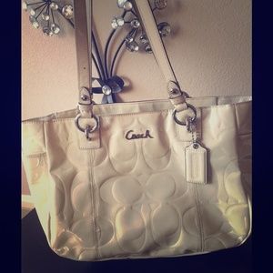 White coach purse!