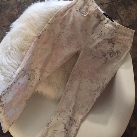 J Brand  floral skinny jean