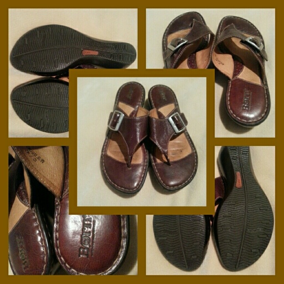 Brown Born thong sandles