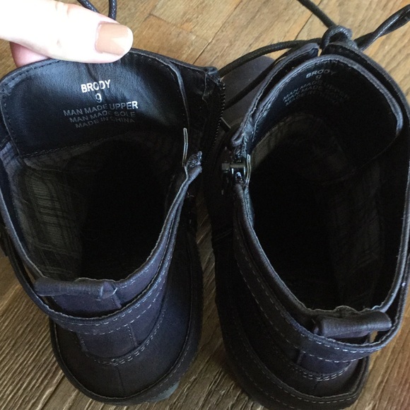 Heeled Combat Boots - Picture 4 of 4