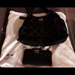 Authentic Coach and wallet