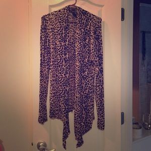 Leopard print sweater