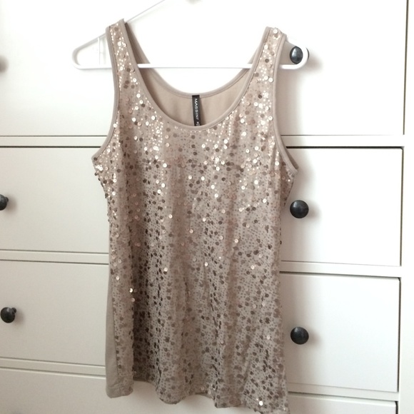 Gold Sparkle Tank