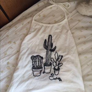 Brandymelville cropped cacti tee