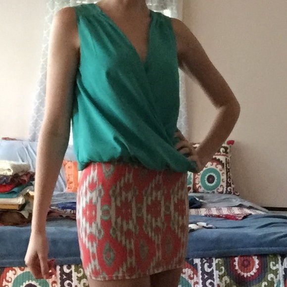 Charlotte Russe "Going Out" shirt and skirt combo