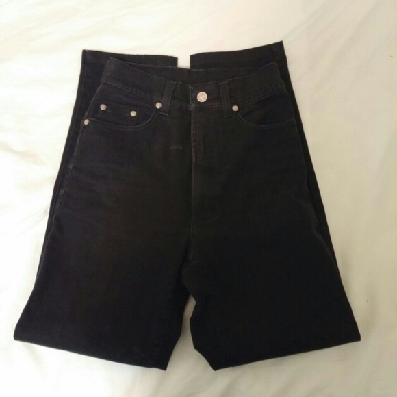 Versace Jeans Couture High waisted black jeans