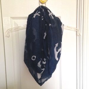 NWOT Anchor infinity scarf