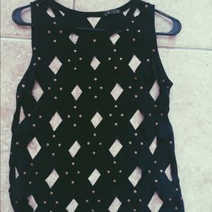 Multi-hole Studded Shirt