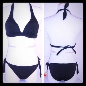 NWT Black 2 Piece Bikini Swim Suit