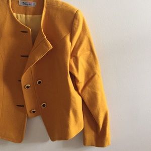 Vintage Mustard Blazer