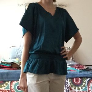 The Limited Size M Emerald Green Blouse