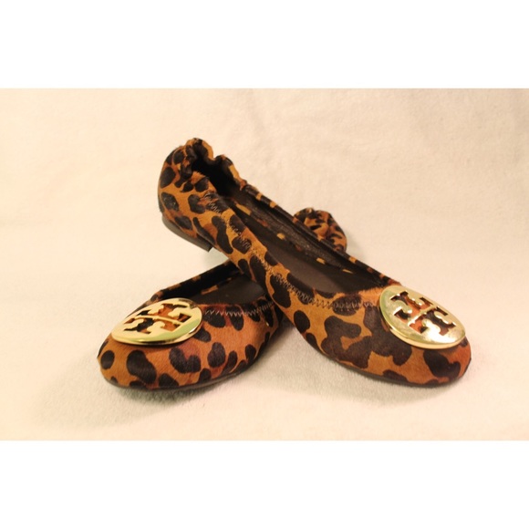 Tory Burch Shoes - NEVER used Leopard flats