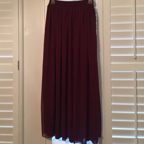American Apparel garnet maxi skirt