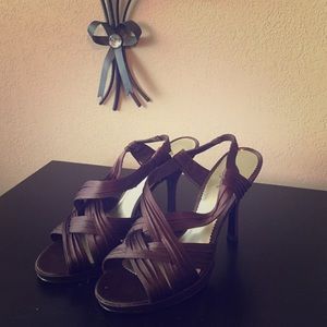 Chocolate colored heels