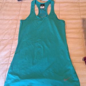NIKE - dri-fit workout top. Teal color