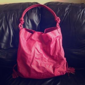 Magenta Hobo Bag
