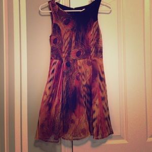 Love Fire Peacock Dress