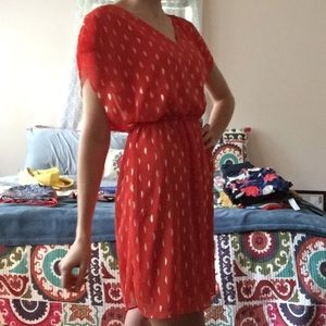 Francesca's Collections Size M Orange Dress