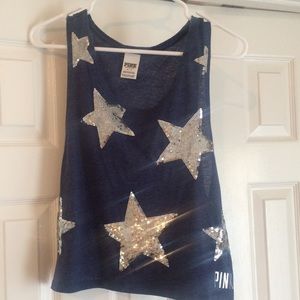 Pink Crop Top Star Shirt