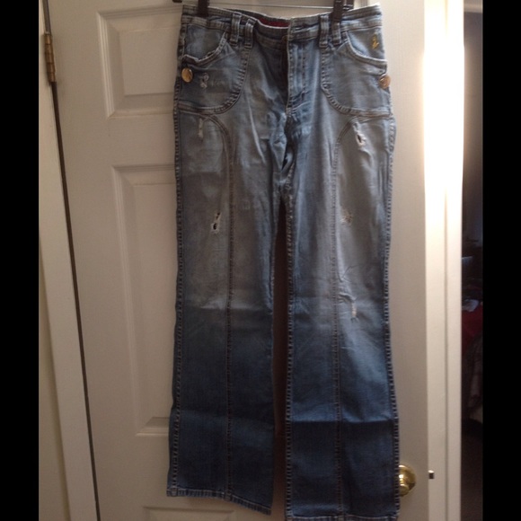 Baby Phat distressed jeans