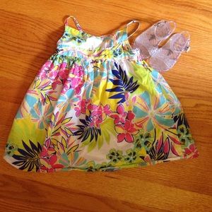 12-18 Months Old Navy Dress and Sandals