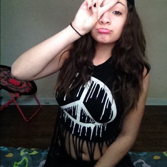 Peace Crop Top