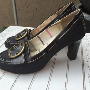 Coach 3" leather pump