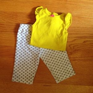 Girls Onesie and Pants Set