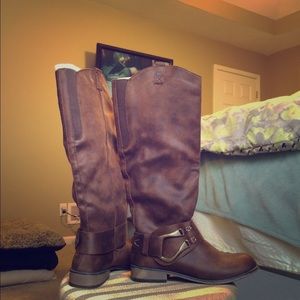 Chocolate brown boots