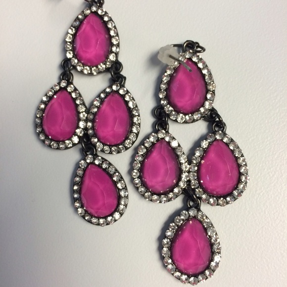 Anthropologie teardrop earrings