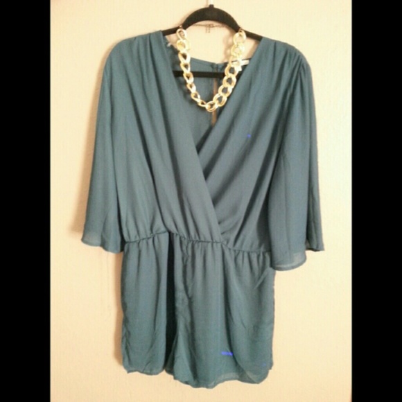 Teal romper