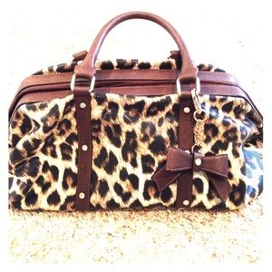Charming Charlie leopard satchel
