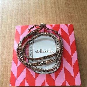Stella & Dot wanderlust triple wrap bracelet