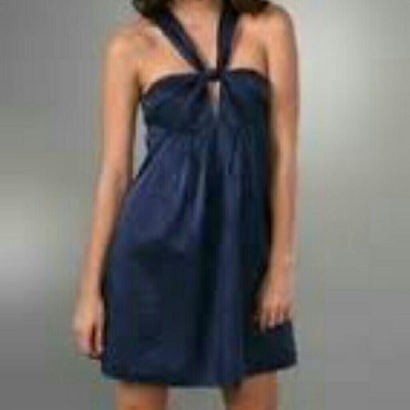 Black silky Ella moss dress