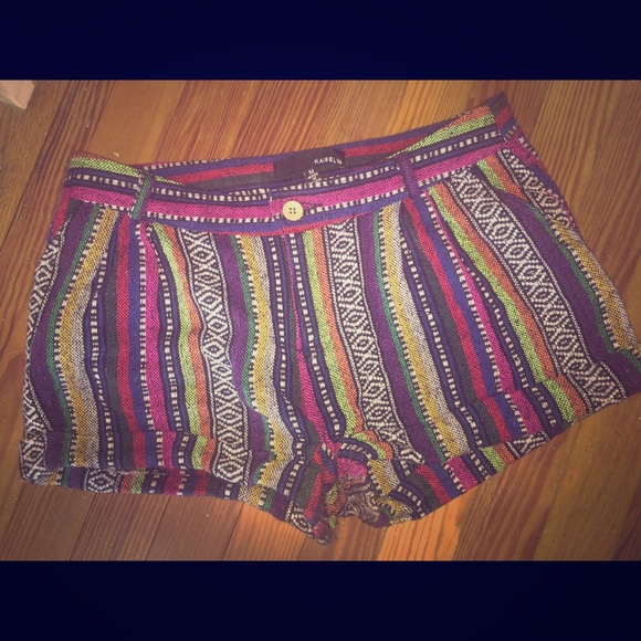 multi color shorts!