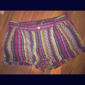 multi color shorts!