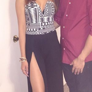 Neutral Color slit Romper