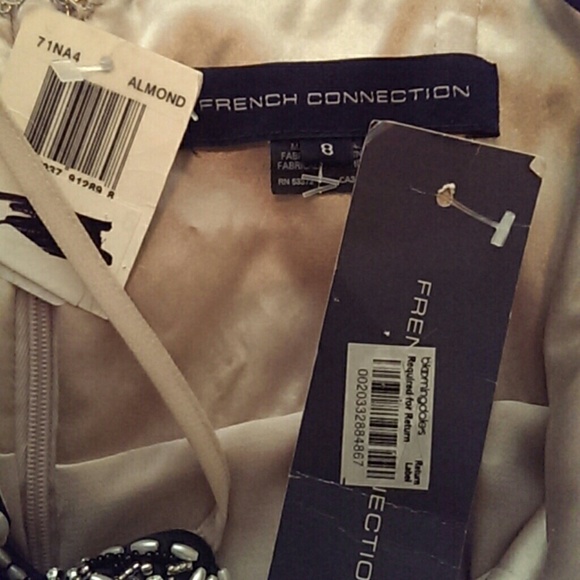 French connection beaded chiffon dress - Picture 4 of 7