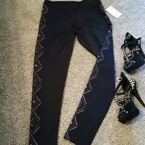 Aztec print Black leggings