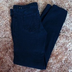 Navy blue skinny jeans Hollister