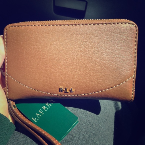 RALPH LAUREN wallet/ wristlet adorable never used