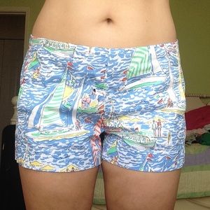 Lilly Pultizer shorts in 'Get Nauti' ⛵️🌺🌞