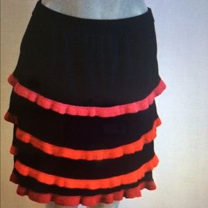 Anthropologie Sparrow sweater knit ruffled skirt