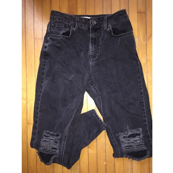 Topshop Moto Mom Boyfriend Jean