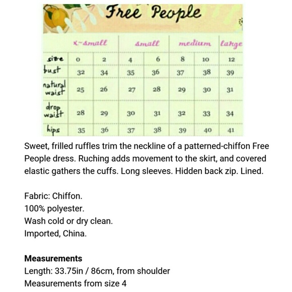 🔥STEAL🔥 Free People Chiffon Dress - Picture 4 of 4