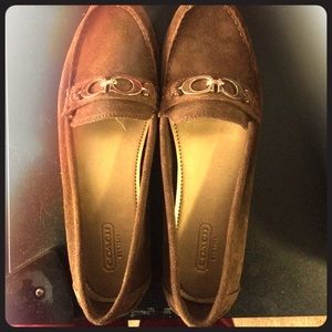 COACH Brown driving Loafers