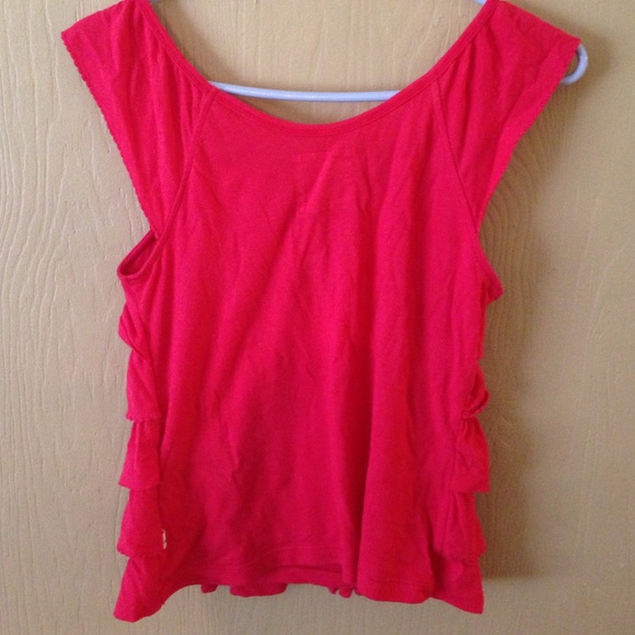 Pink Ruffled Top! - Picture 2 of 3