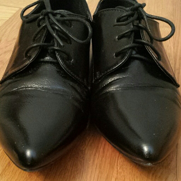 Black Oxford Flats