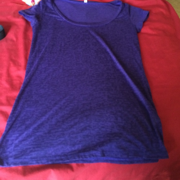 Purple tee shirt