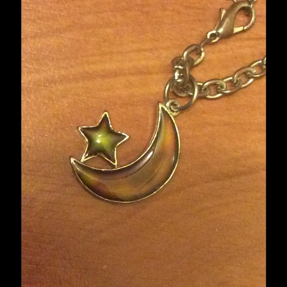 Jewelry | Star And Moon Mood Necklace | Poshmark